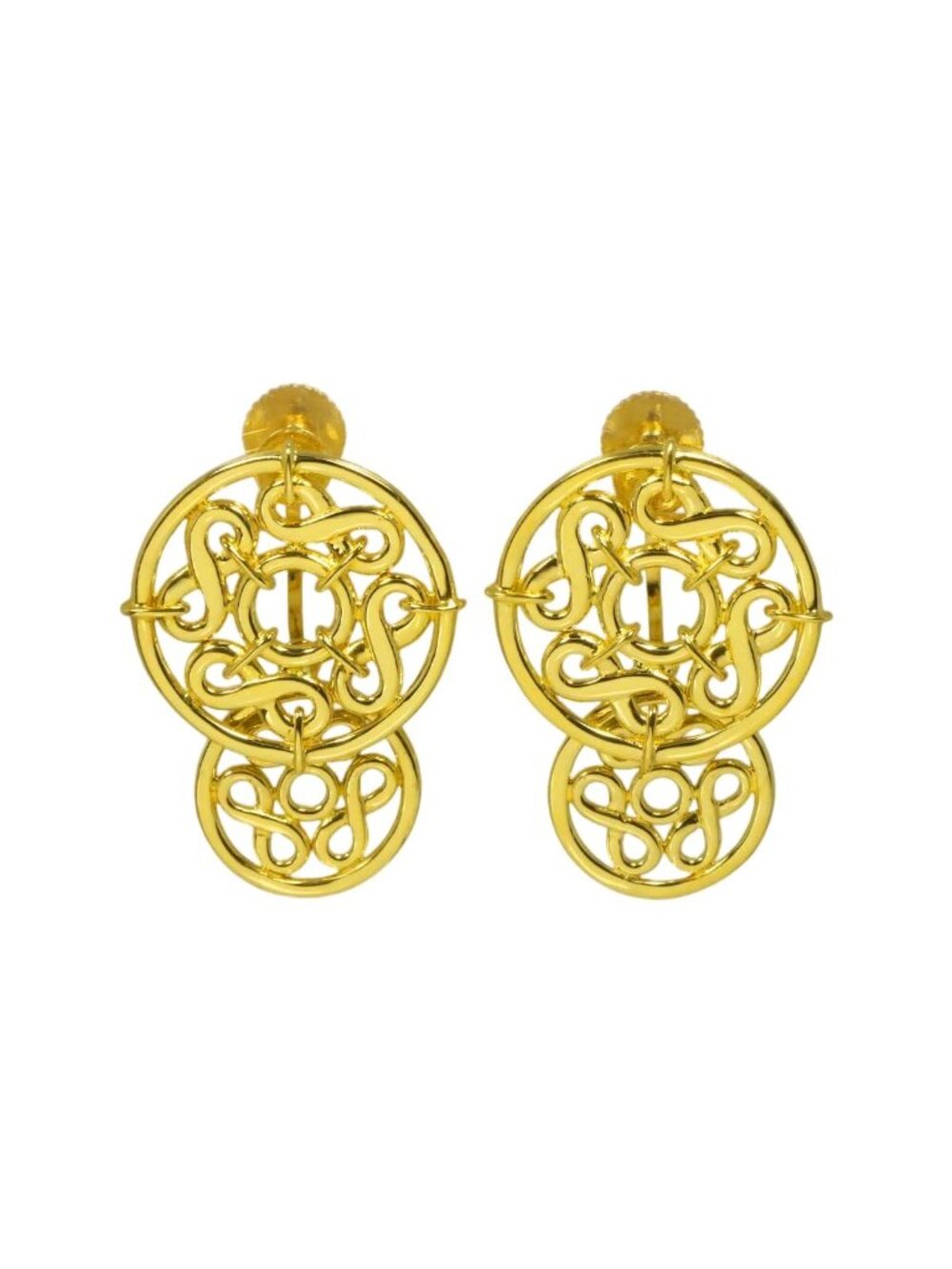 Celine Earrings 18k Yellow Gold 750 Clip